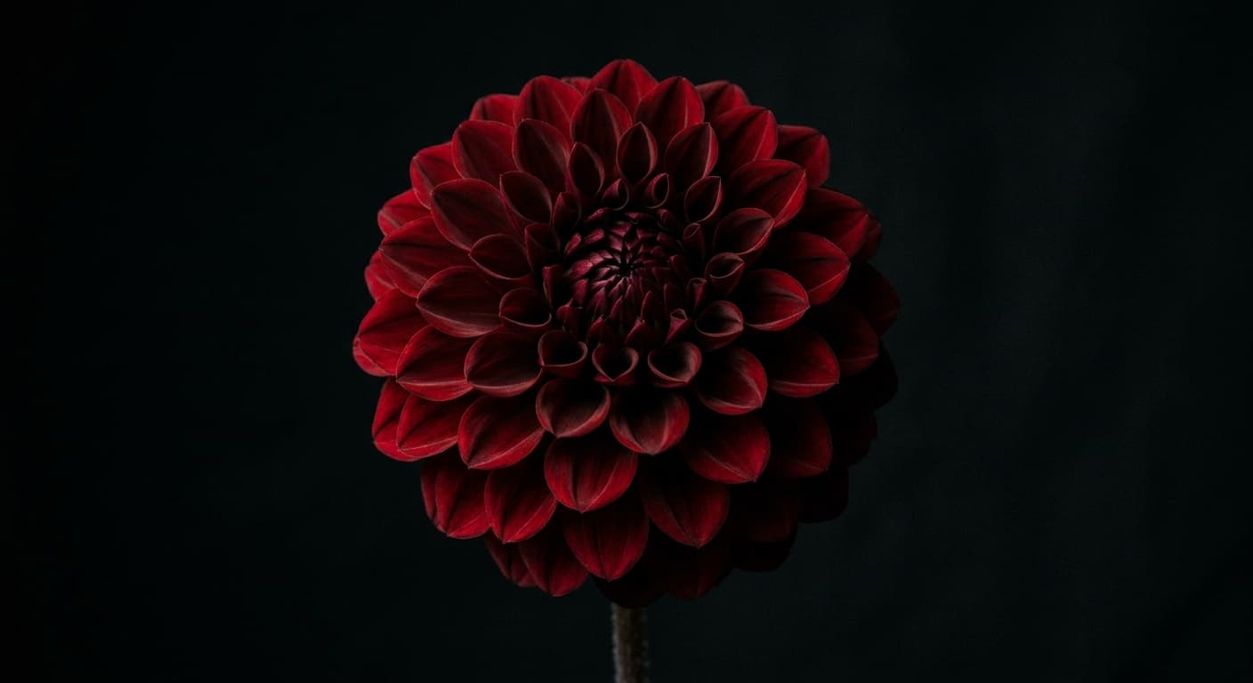 Dark Red Flower